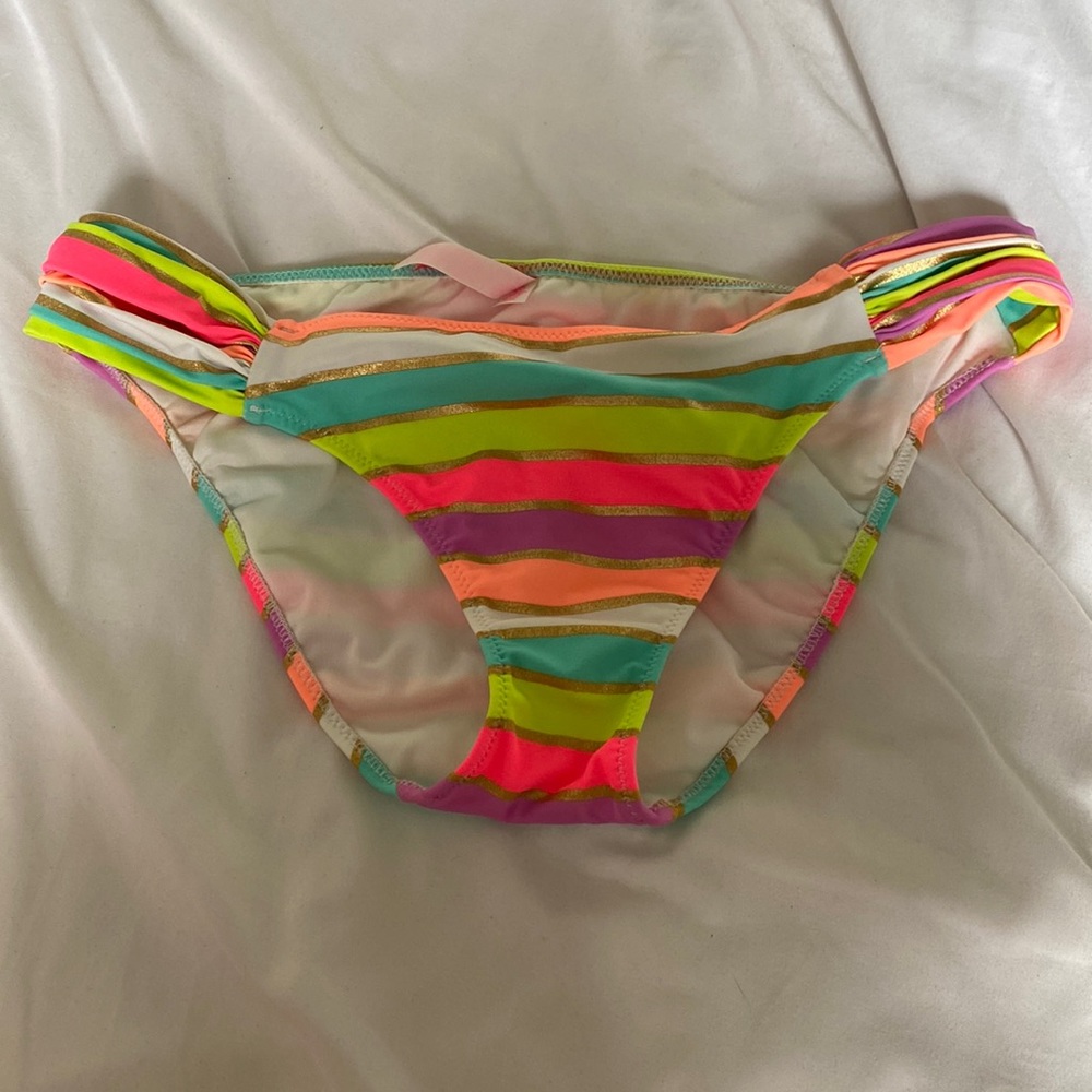 NEON RAINBOW BIKINI BOTTOMS